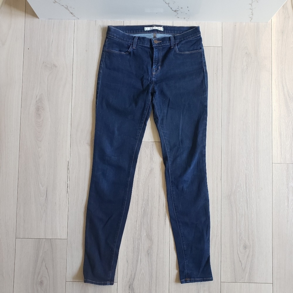 J Brand Jeans Womens 28 Super Skinny Jeans Blue Starless Dark Wash Stretch Denim